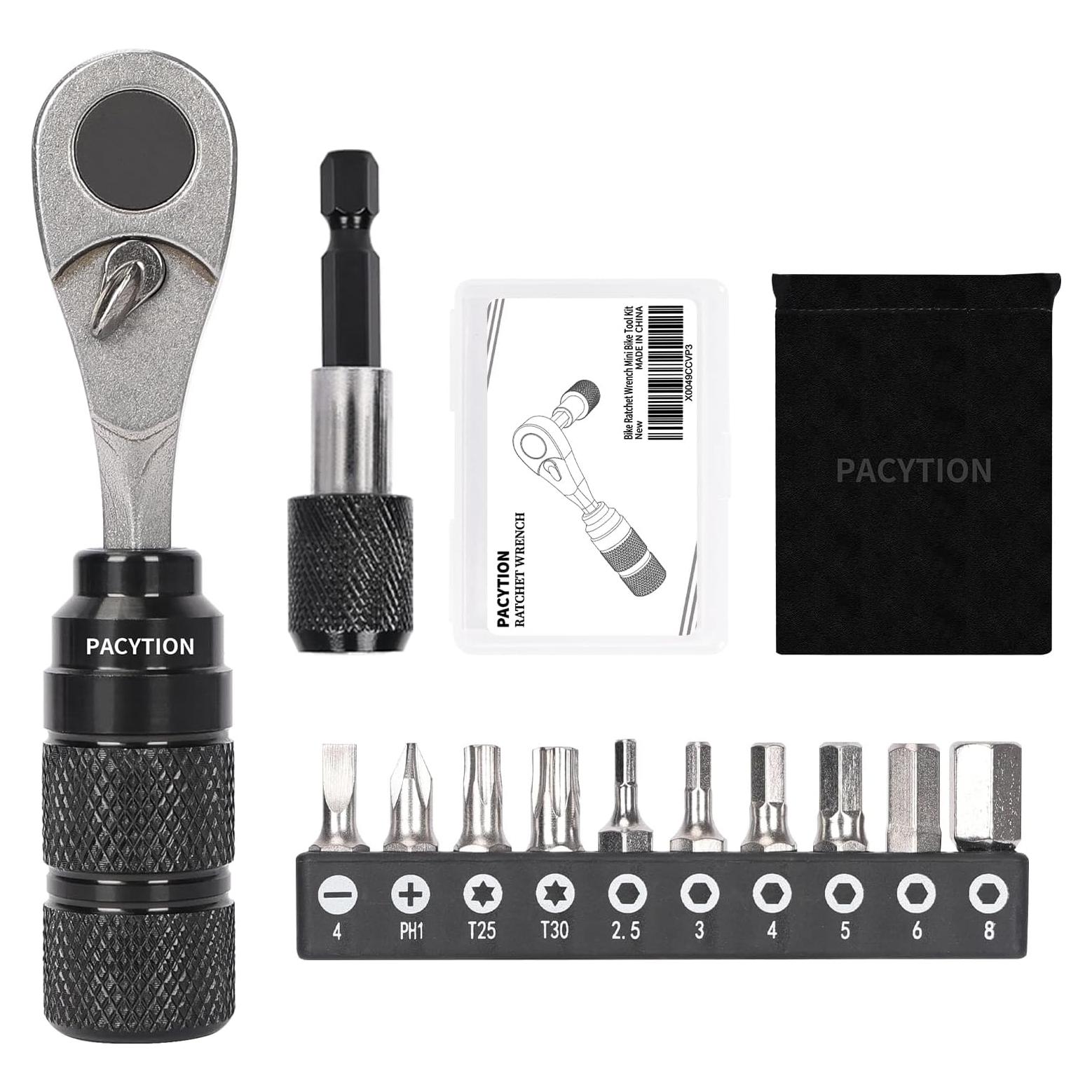 Kit de Herramientas para Bicicleta PACYTION Mini 10 en 1