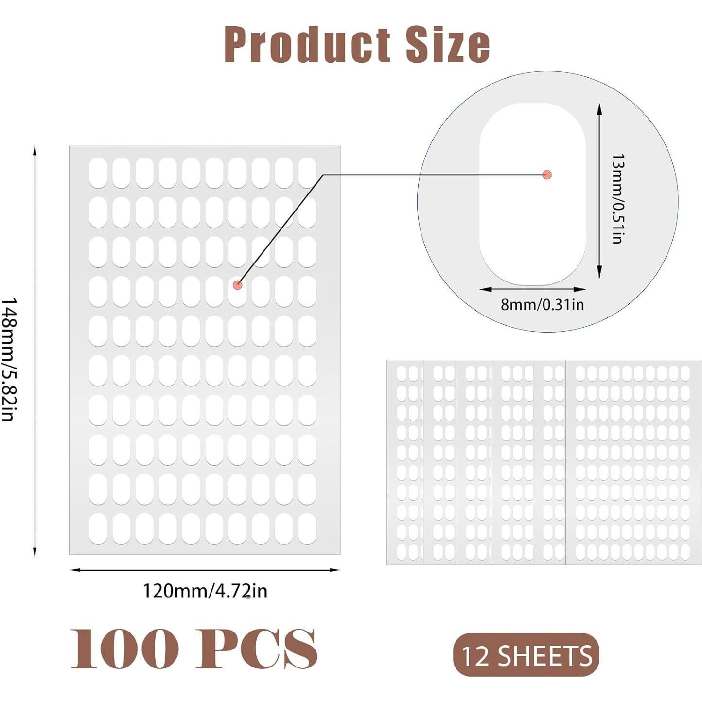 Cinta Adhesiva Doble Cara 1200 Pcs Trinkrittey para Uñas