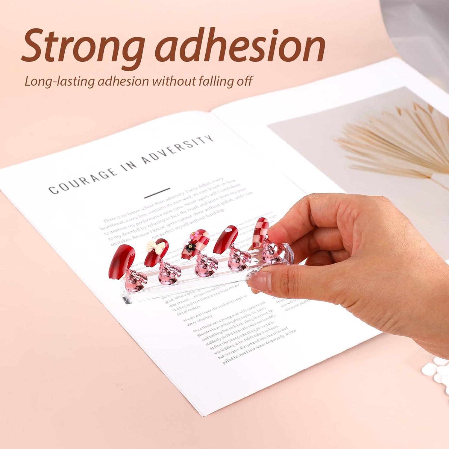 Cinta Adhesiva Doble Cara 1200 Pcs Trinkrittey para Uñas