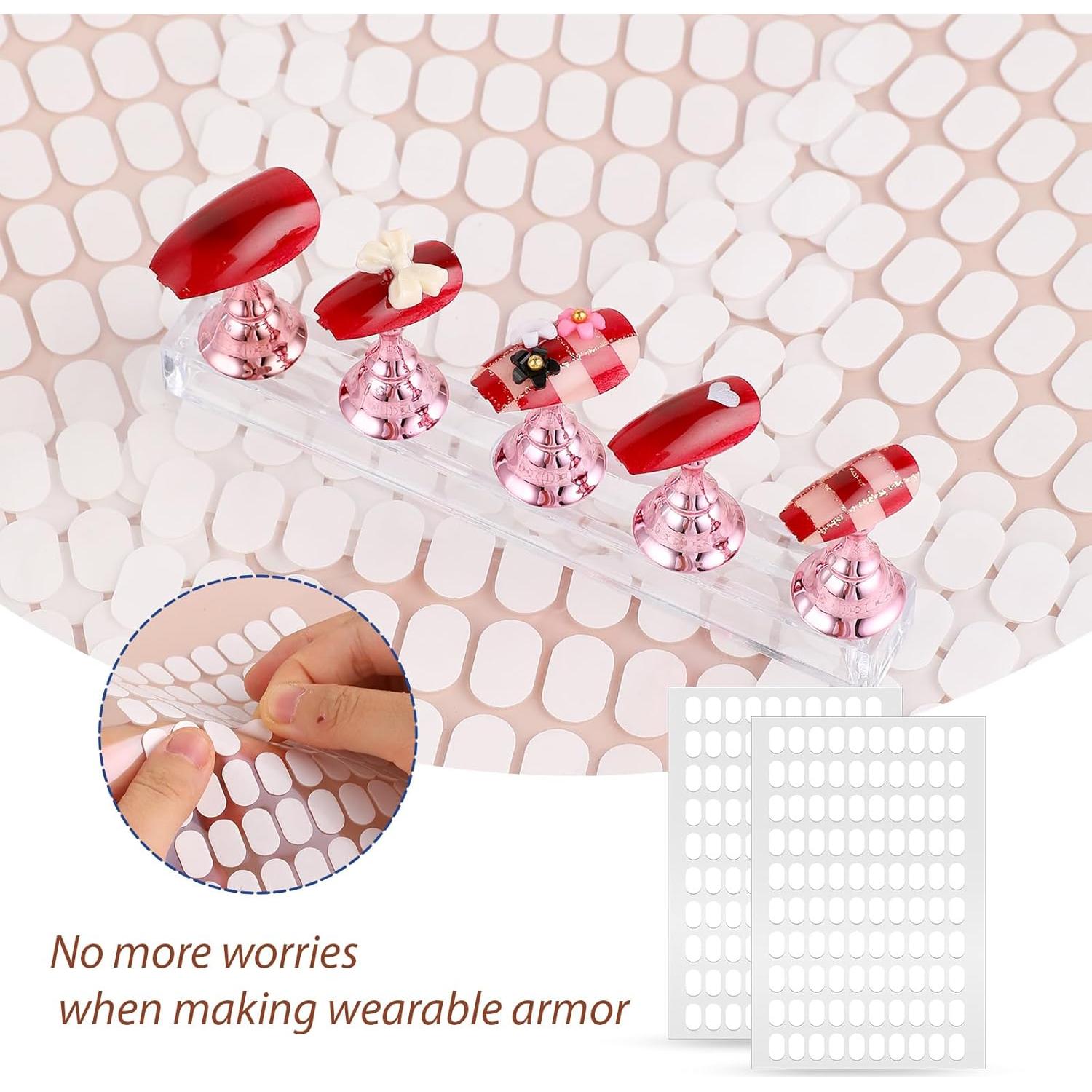 Cinta Adhesiva Doble Cara 1200 Pcs Trinkrittey para Uñas