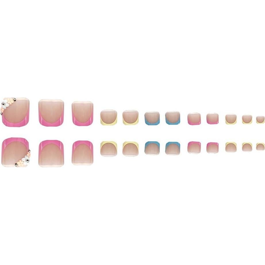 Kit de Uñas Falsas Presionadas 48 Piezas Teilihai