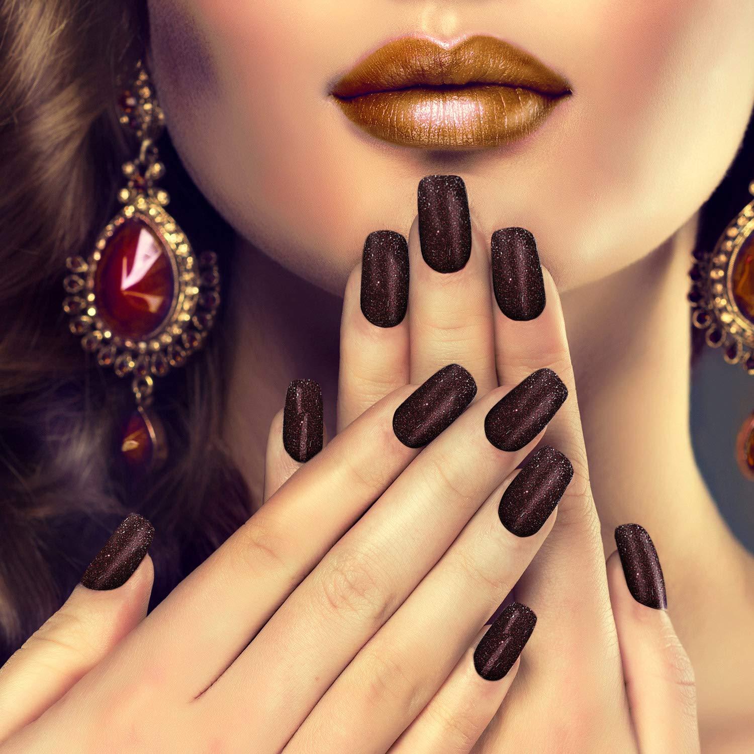 Envolturas de Uñas Brillantes Maitys 16 Hojas Color Retro