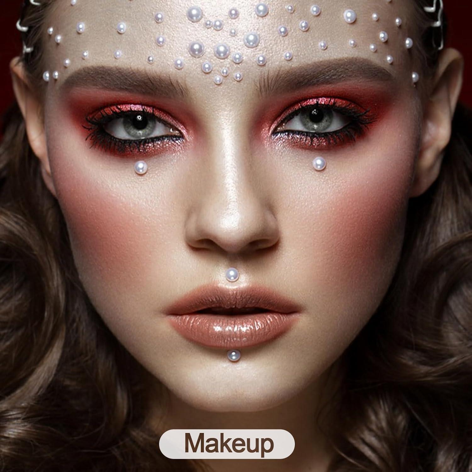 BlingKingdom 660pcs Perlas Autoadhesivas Blancas para Manualidades