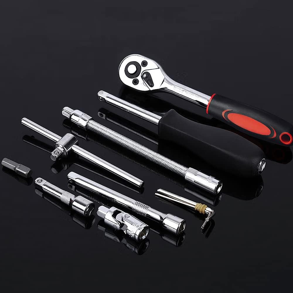 Juego de Llaves 46 PCS CUNHUY con Estuche y Carraca Rápida