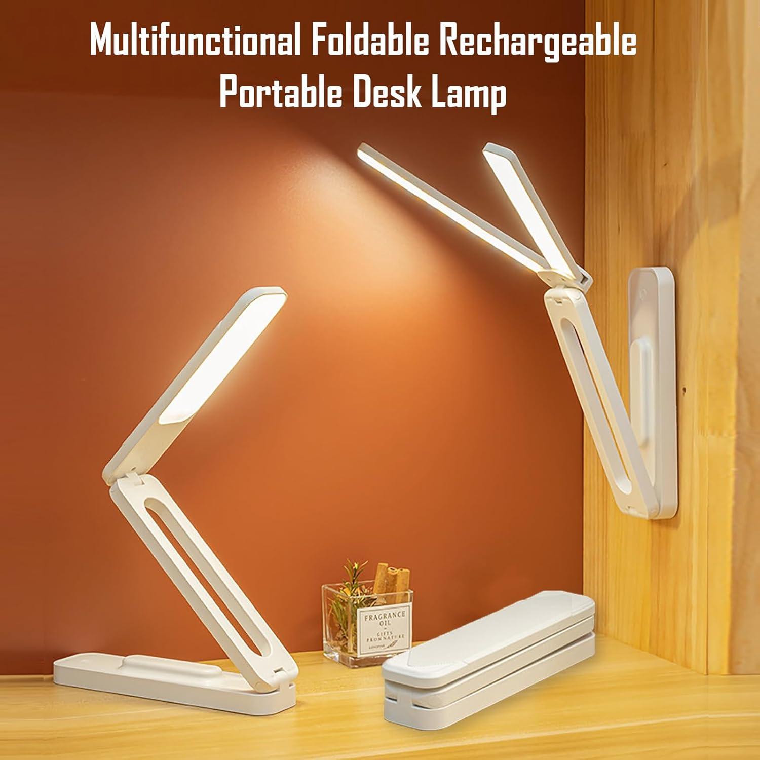 Lámpara de Escritorio Plegable LED Kvppvt JN-104 USB Ajustable