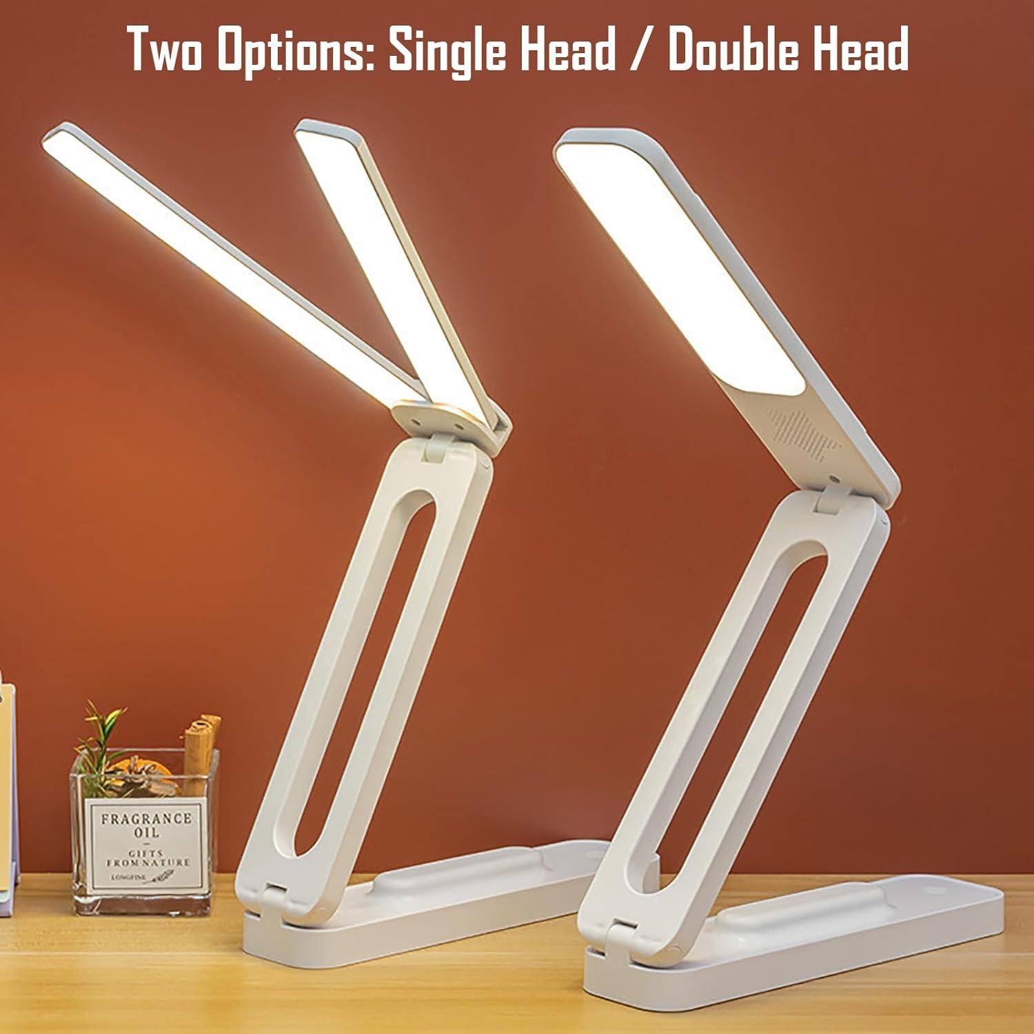 Lámpara de Escritorio Plegable LED Kvppvt JN-104 USB Ajustable