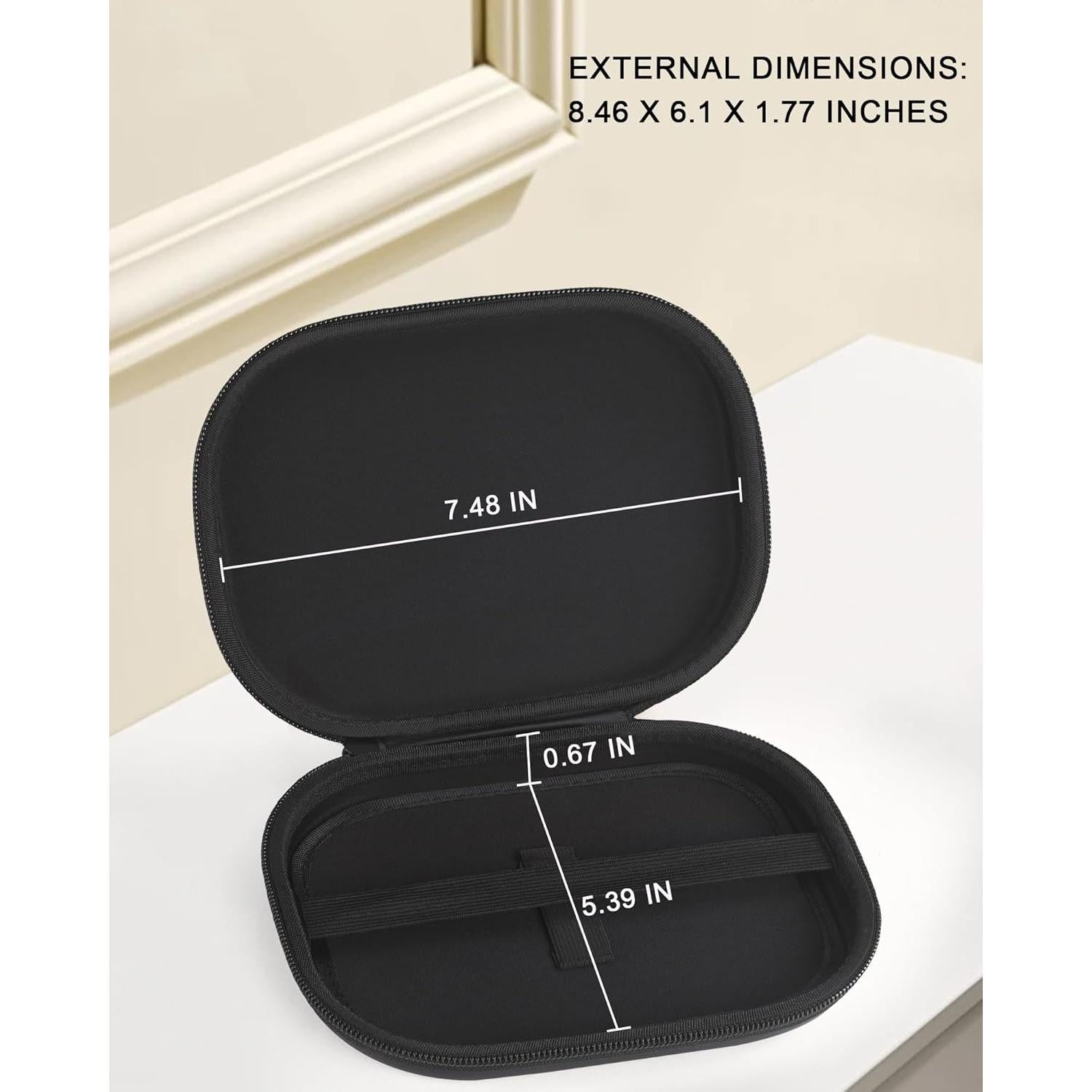 Funda de Almacenamiento para Luz de Lectura Glocusent Negra Pequeña