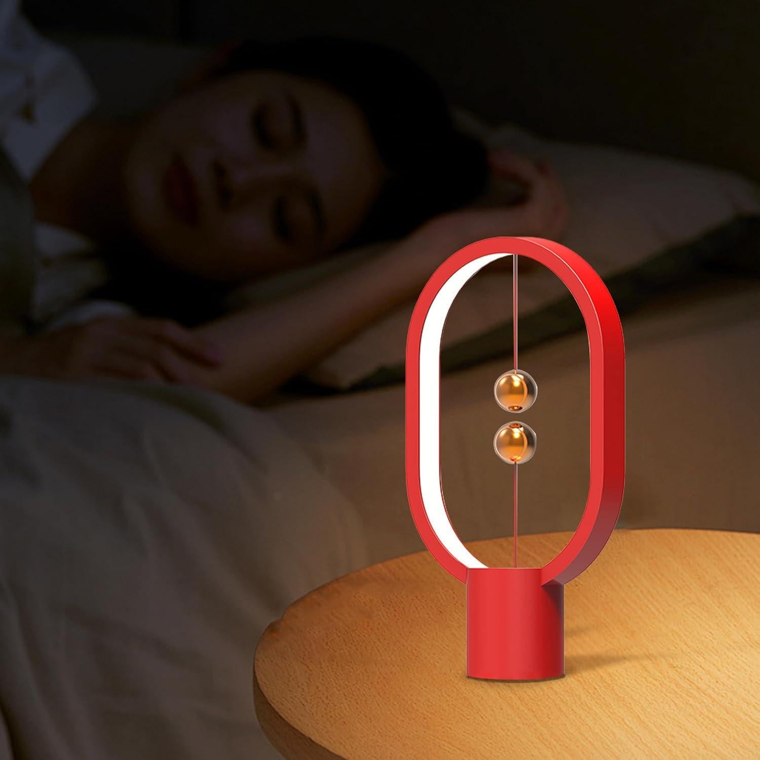 Lámpara de Mesa LED Magnética YONGJUNLI Rojo 14x5.1cm