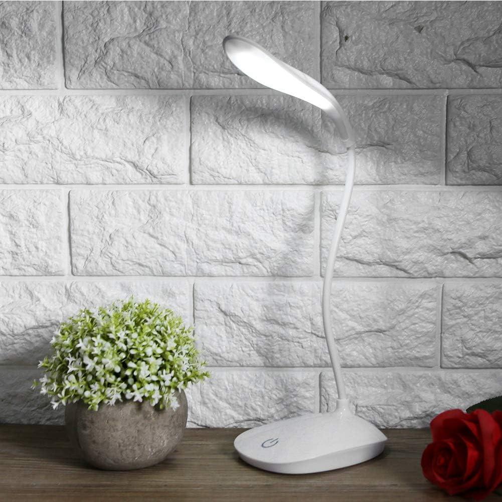 Lámpara de Mesa LED Regulable Hongzer con Carga USB 350Lux