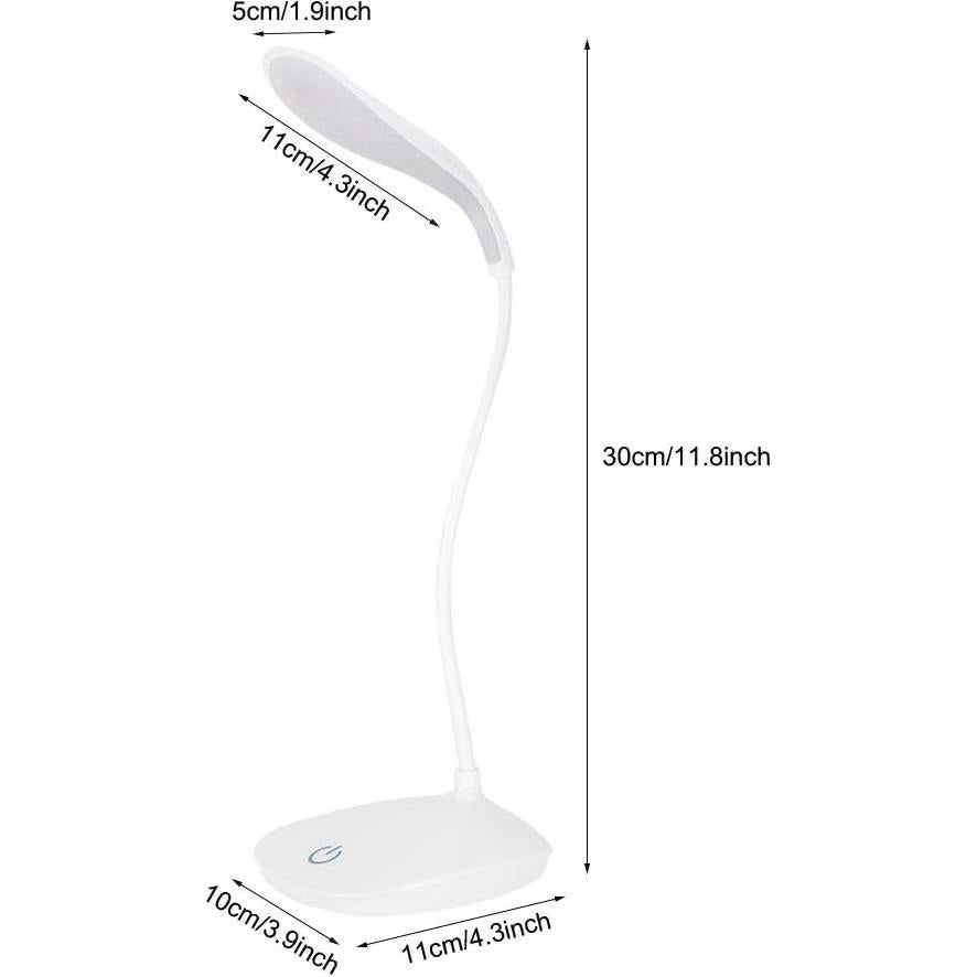 Lámpara de Mesa LED Regulable Hongzer con Carga USB 350Lux