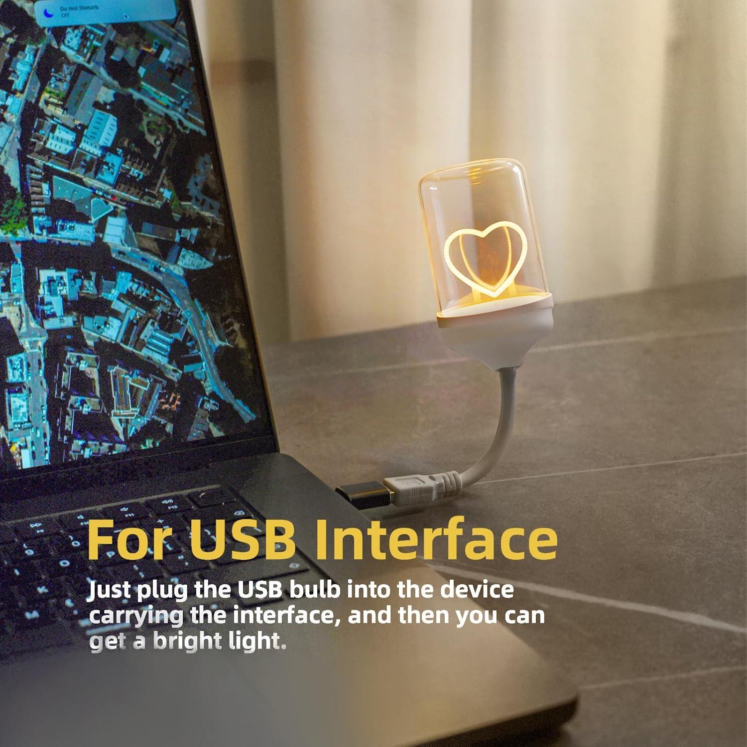 Lámpara LED USB XINHUAYANG HP-2411 - Luz Nocturna 3000K