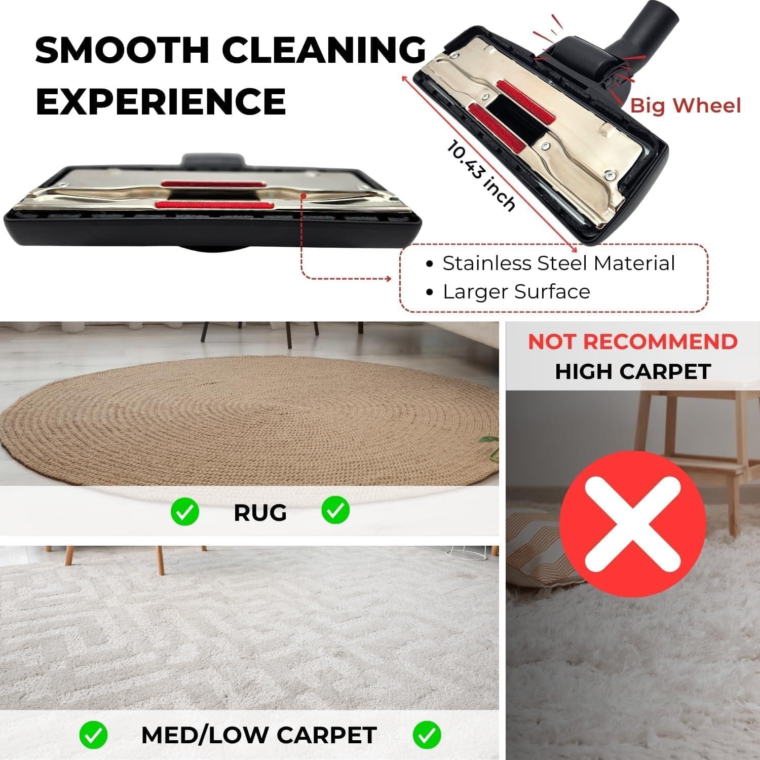 Cabezal de Cepillo de Aspiradora VACEXT 32MM para Pisos y Alfombras