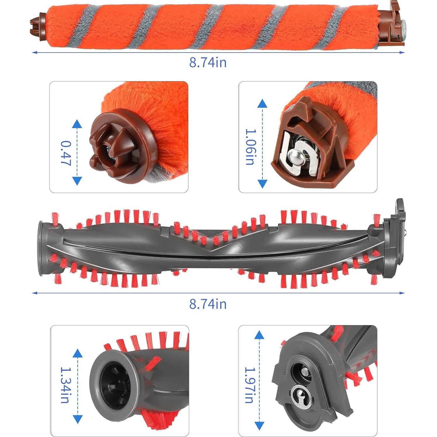 Rodillo de Cepillo Reemplazo Detetap para Aspiradora Shark DuoClean