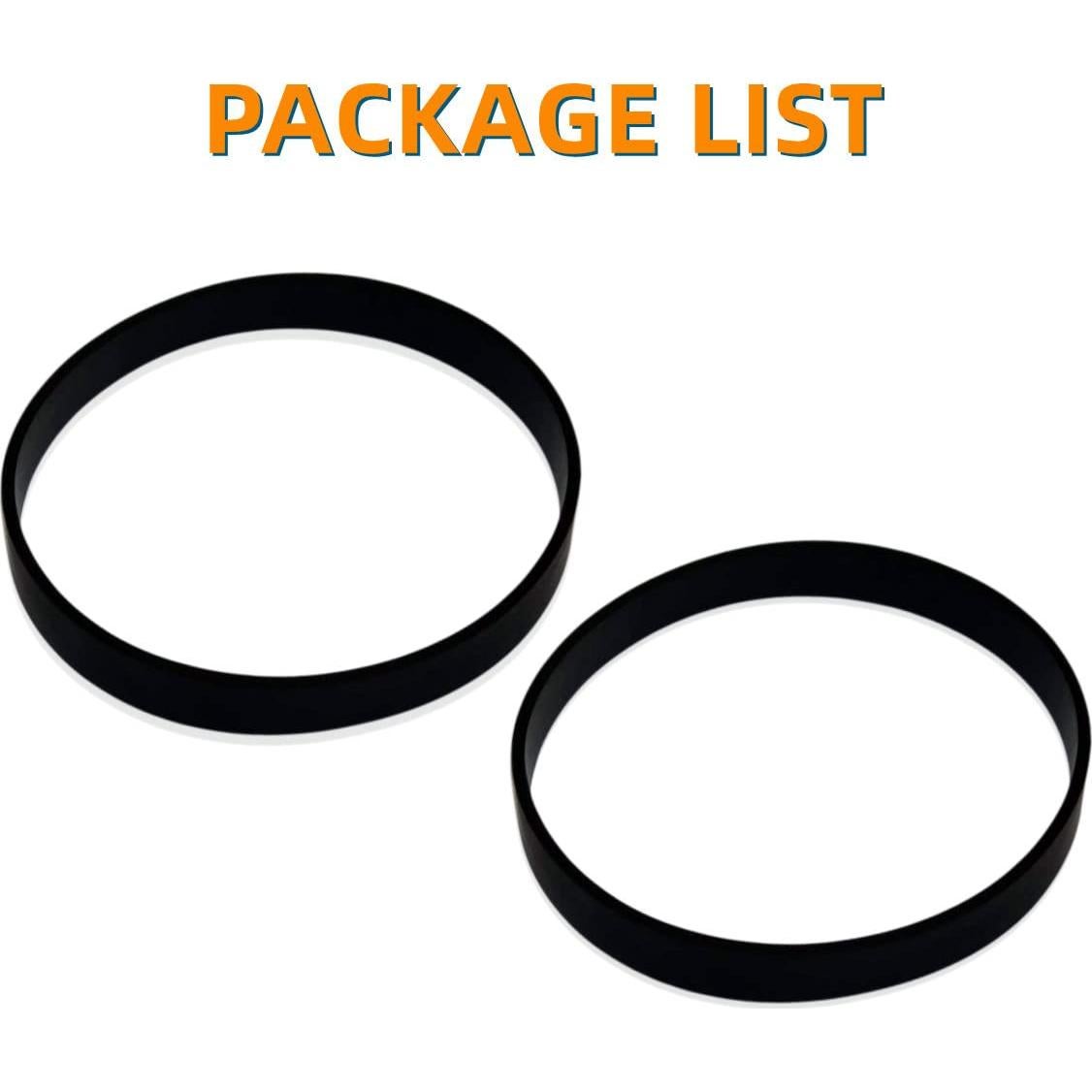 Cinturones de Reemplazo JEDELEOS E0105 para Aspiradora Eureka NEU100 NEU102 (Paquete de 2)