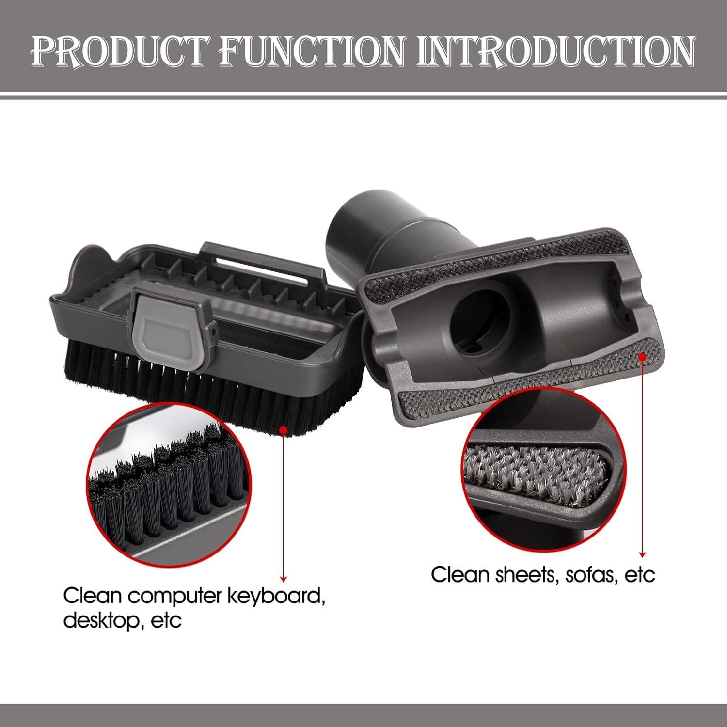 Repuestos cepillo 2-en-1 QINAN para aspiradora Shark NV350