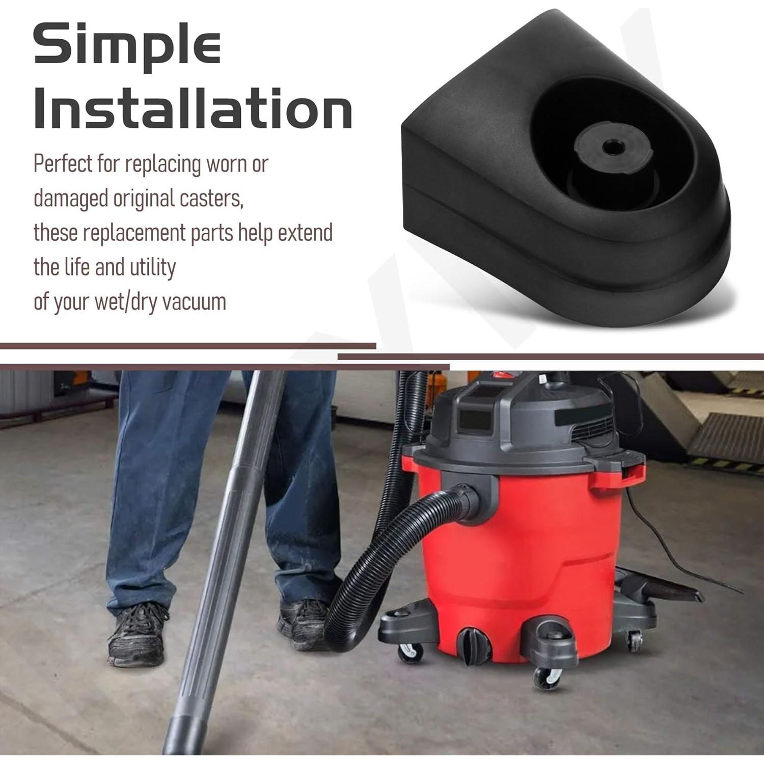 Ruedas y Pie de Reemplazo Craftsman para Aspiradora Húmeda/Seca