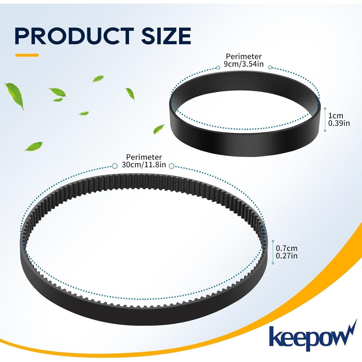 Correas de Reemplazo KEEPOW para Bissell 3071 y 3067 - 4 Piezas