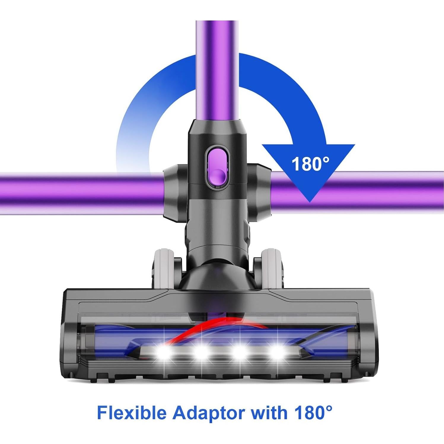 Cepillo Motorhead Defurry con Faros LED para Dyson V7 V8 V10 V11