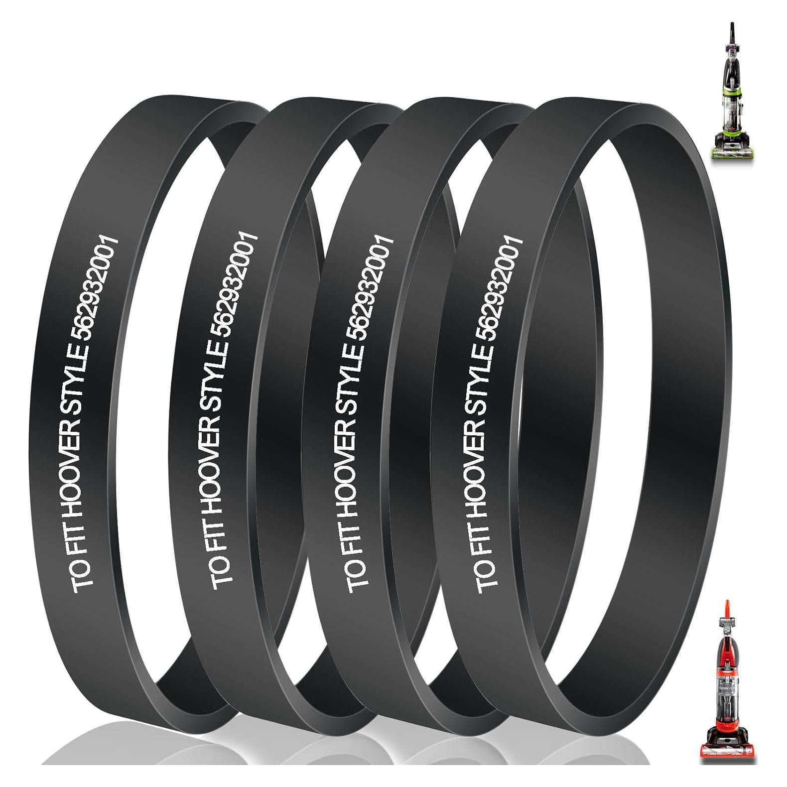 Correas de Reemplazo para Aspiradora Hoover 562932001 - 4 Piezas