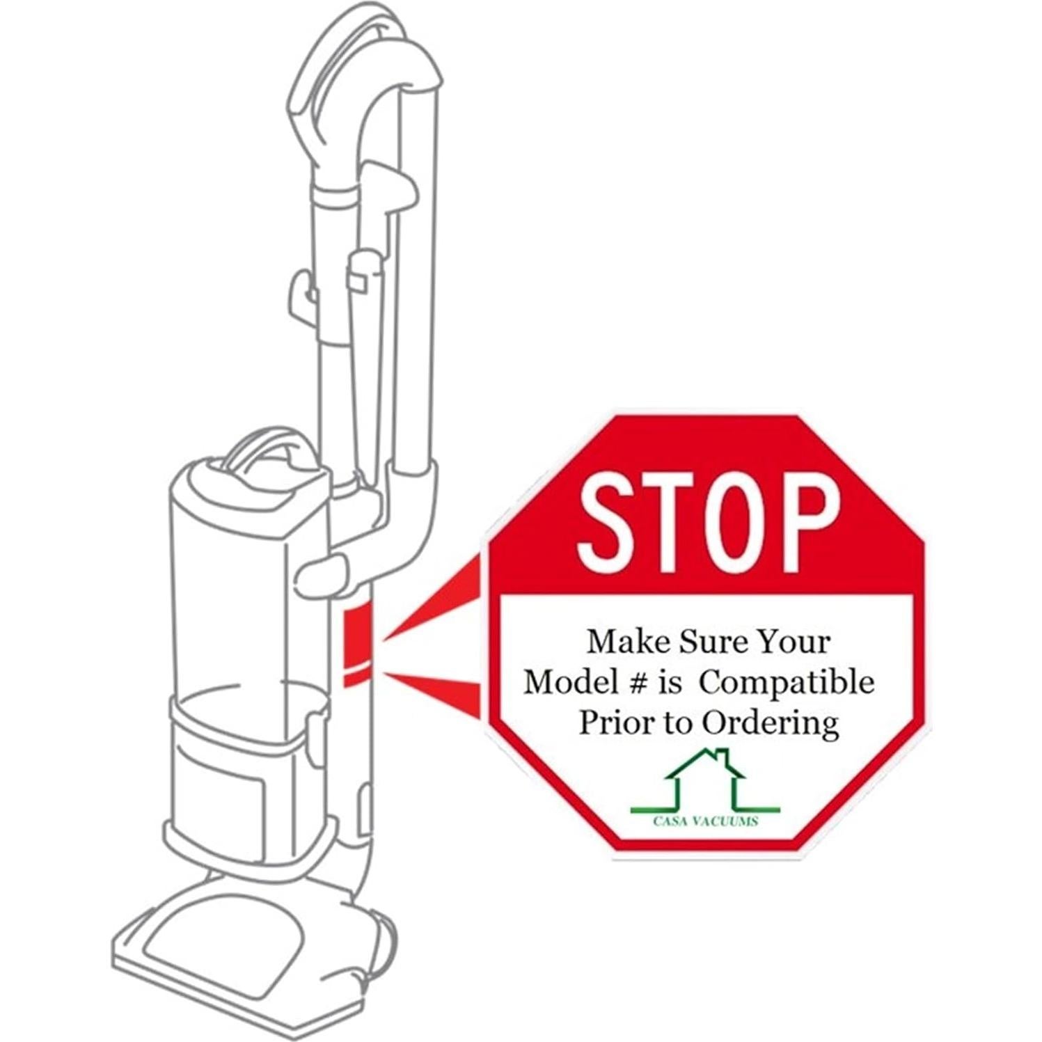Manguera y Mango Reemplazo Shark Navigator NV360 Azul
