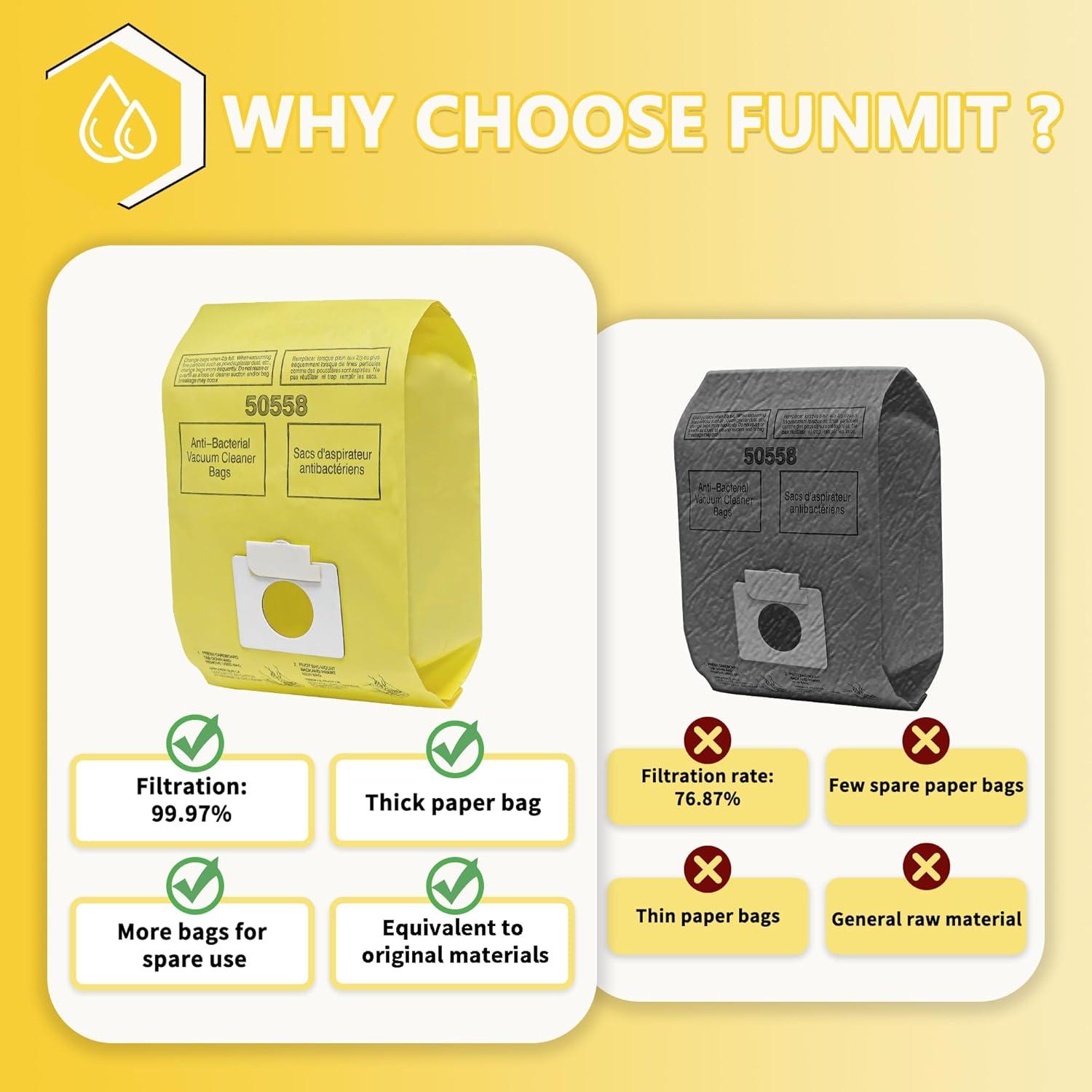 Bolsas de Aspiradora Kenmore 50558 Premium - Paquete de 12