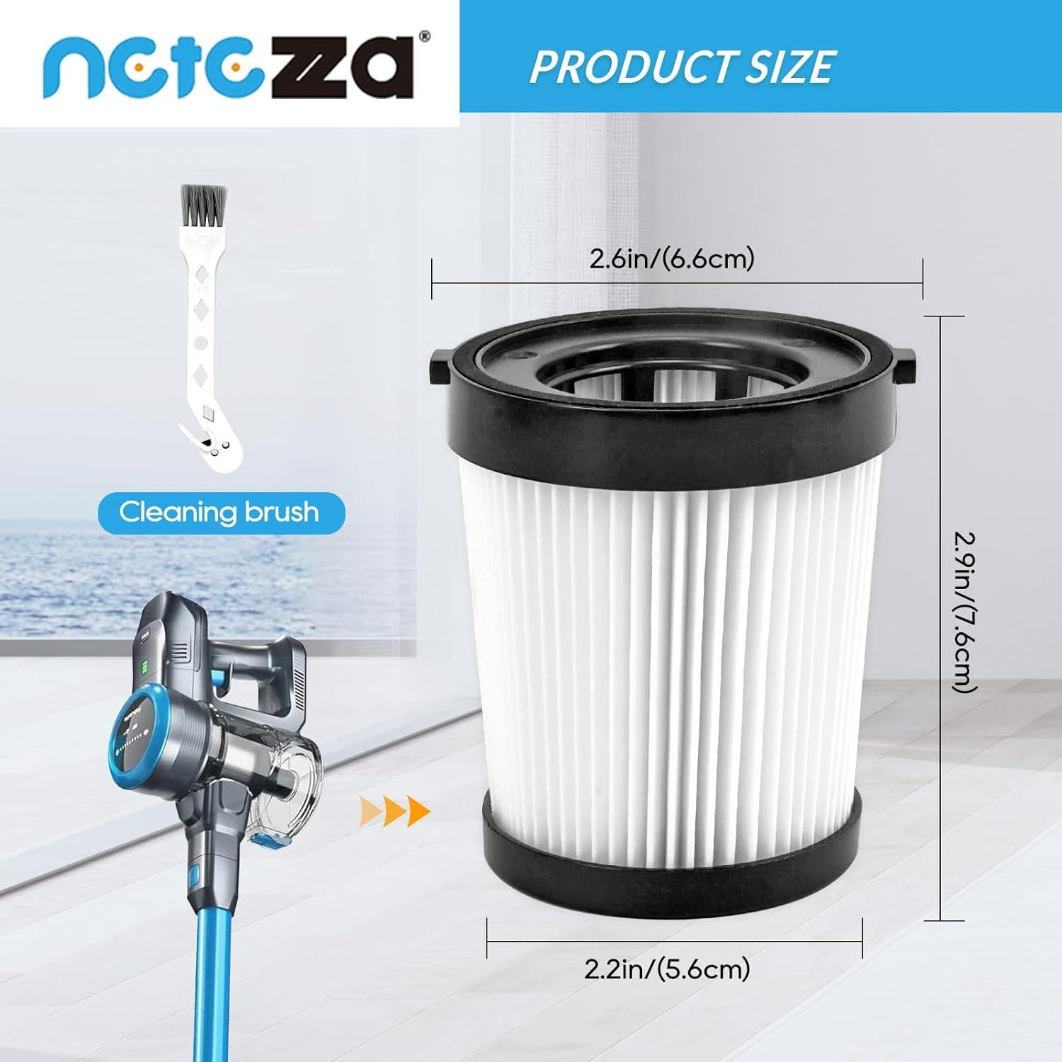 Filtro de Reemplazo Netezza FSV001 para Aspiradoras Fabuletta