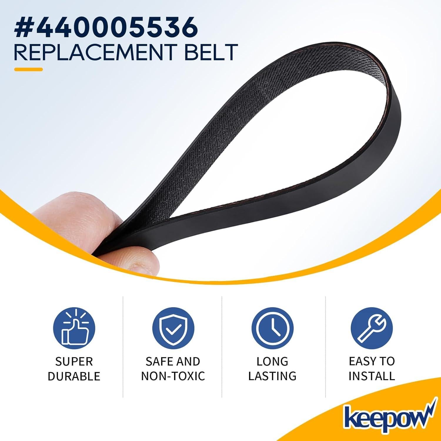 Cinta de Aspiradora KEEPOW 440005536 para Hoover Dual Power Max