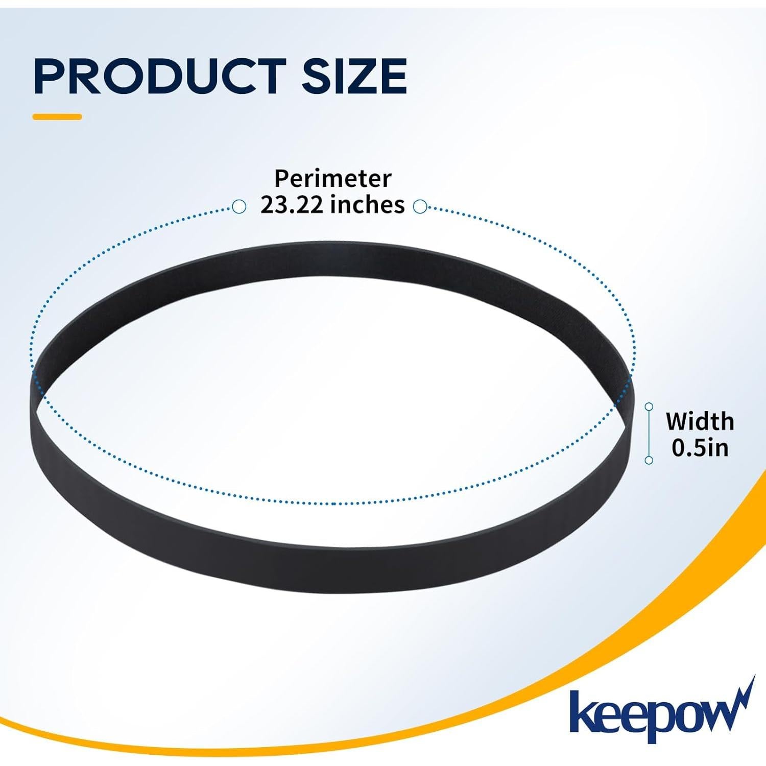 Cinta de Aspiradora KEEPOW 440005536 para Hoover Dual Power Max