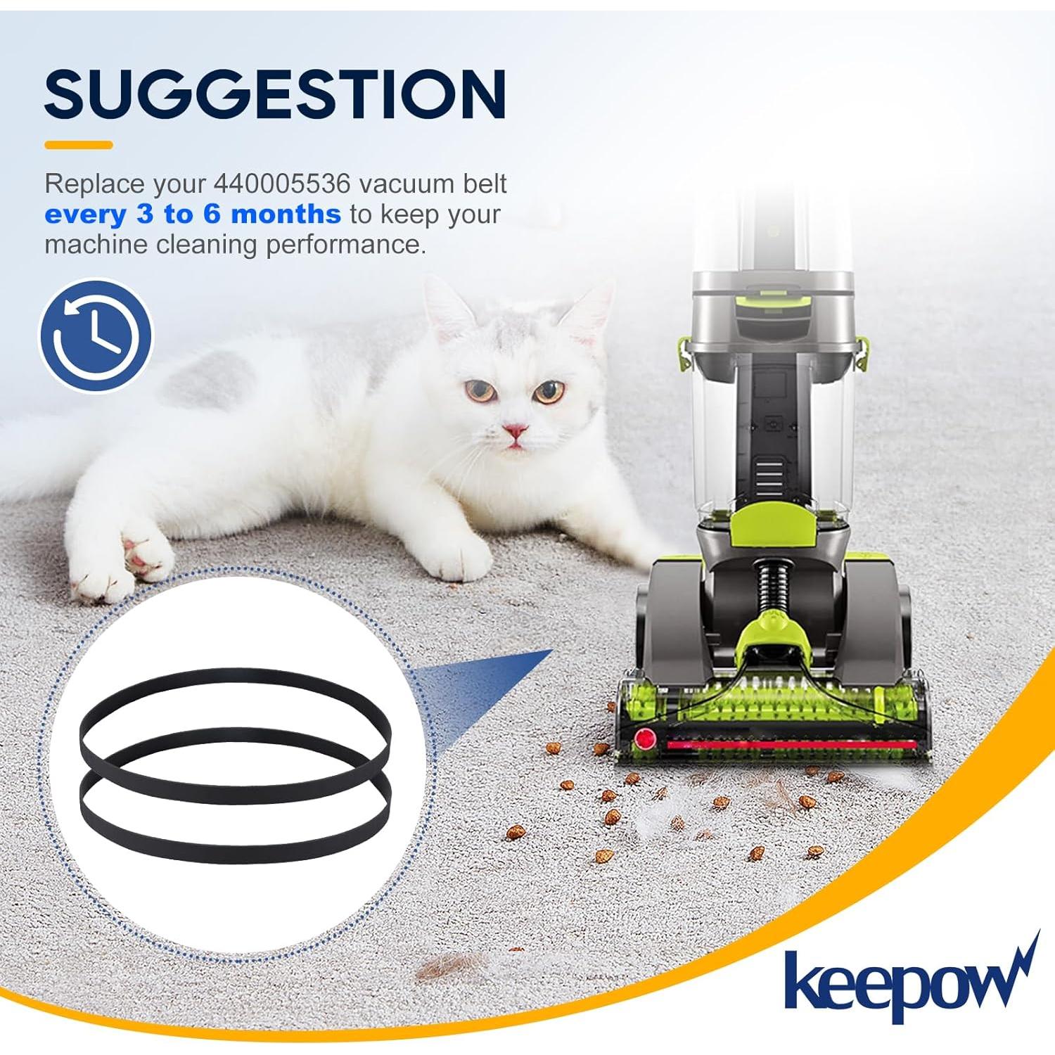 Cinta de Aspiradora KEEPOW 440005536 para Hoover Dual Power Max