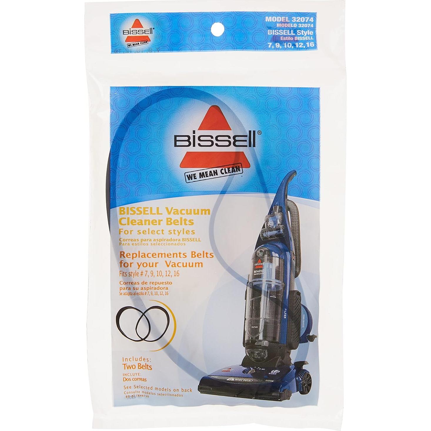 Correas de Reemplazo BISSELL 32074 para Aspiradoras Estilos 7-16