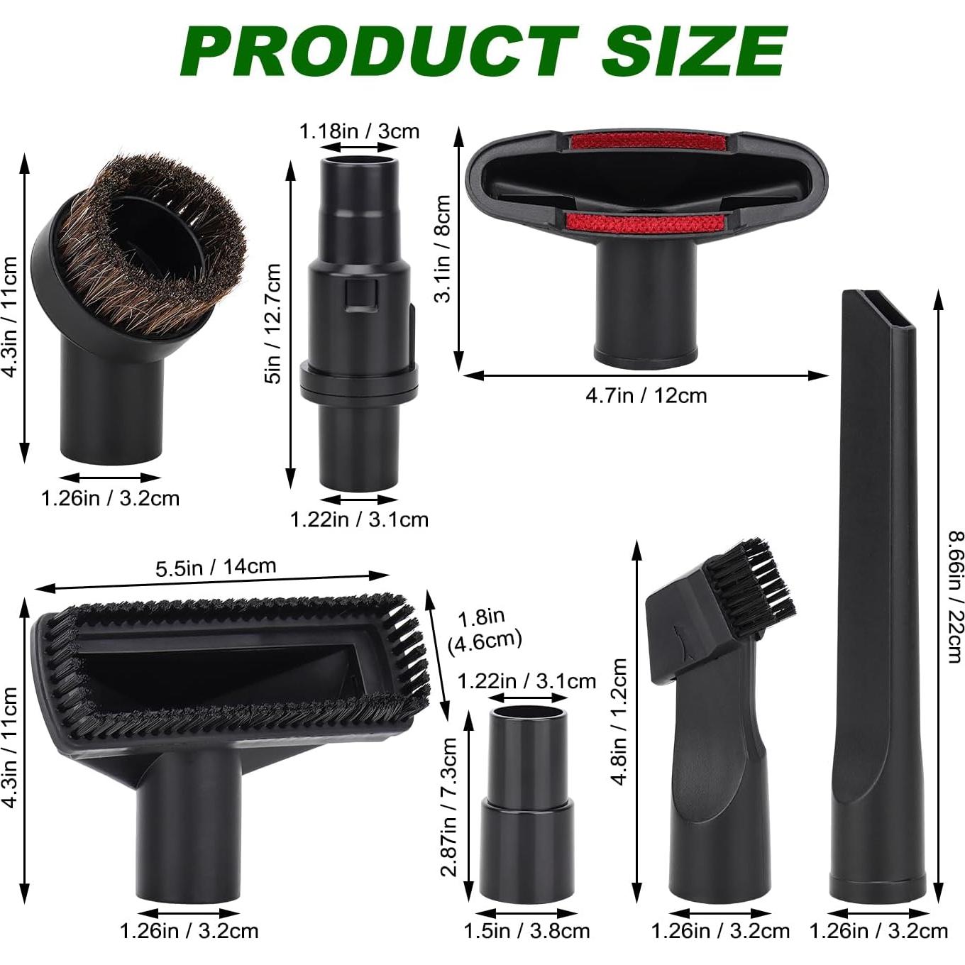 Kit de Accesorios para Aspiradora Shark Sgizoku 1 1/4"