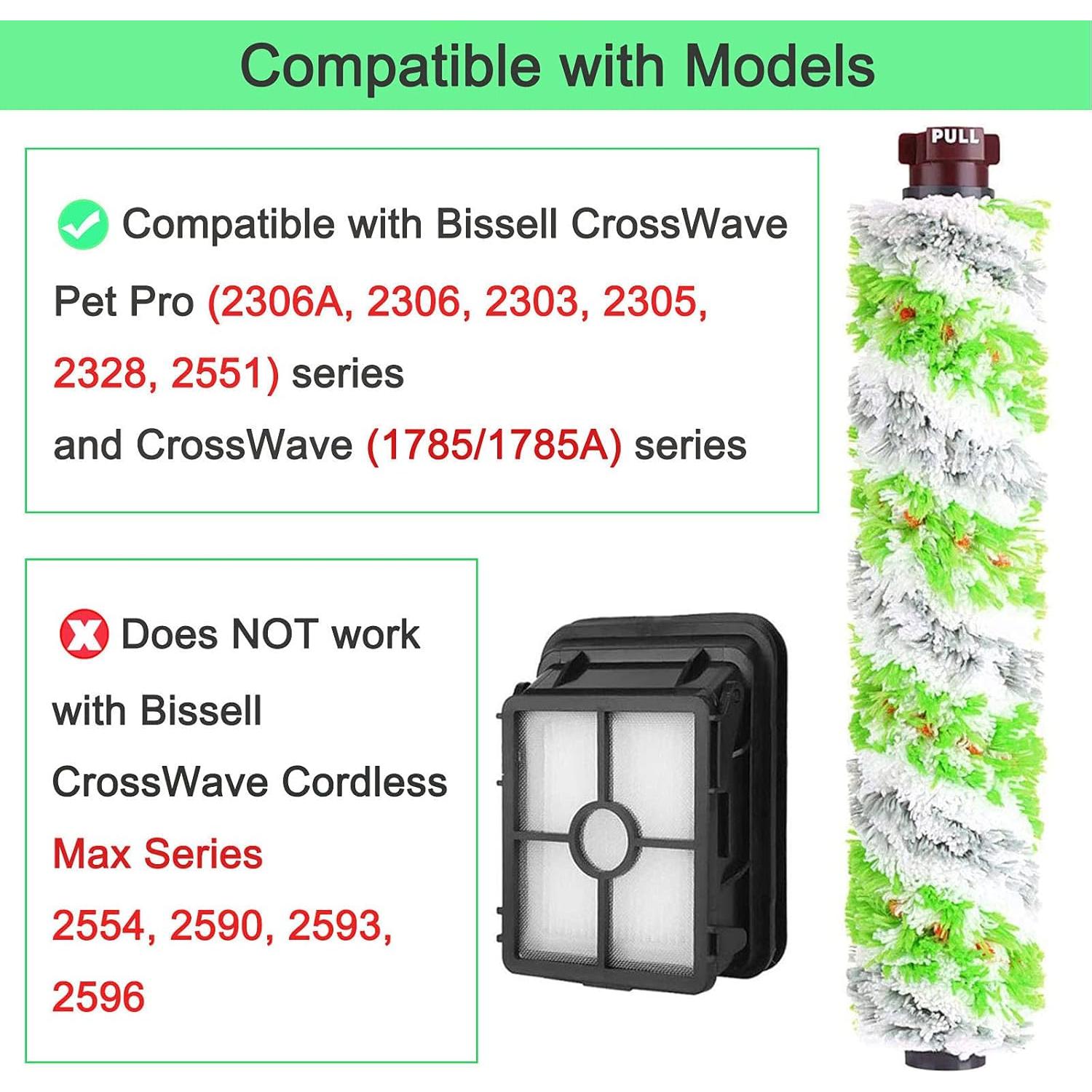 Repuestos Bvhonwe para Aspiradora Bissell CrossWave Pet Pro