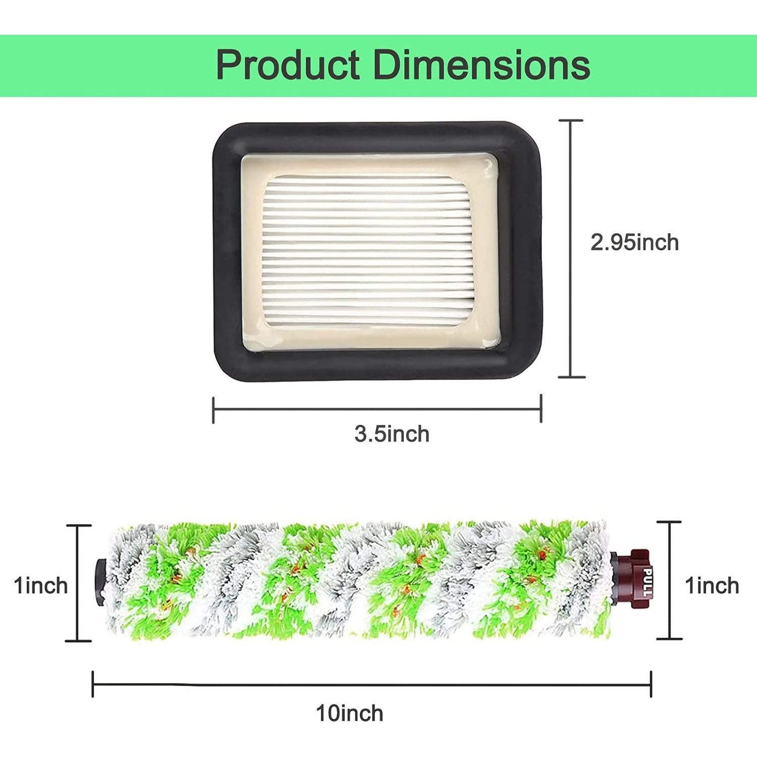 Repuestos Bvhonwe para Aspiradora Bissell CrossWave Pet Pro