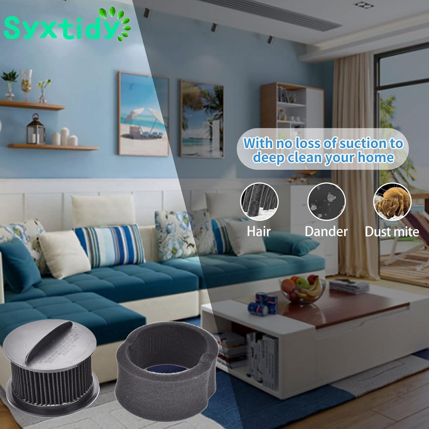 Filtro Reemplazo Syxtidy para Aspiradora Bissell 203-7913 - 2 Paquete