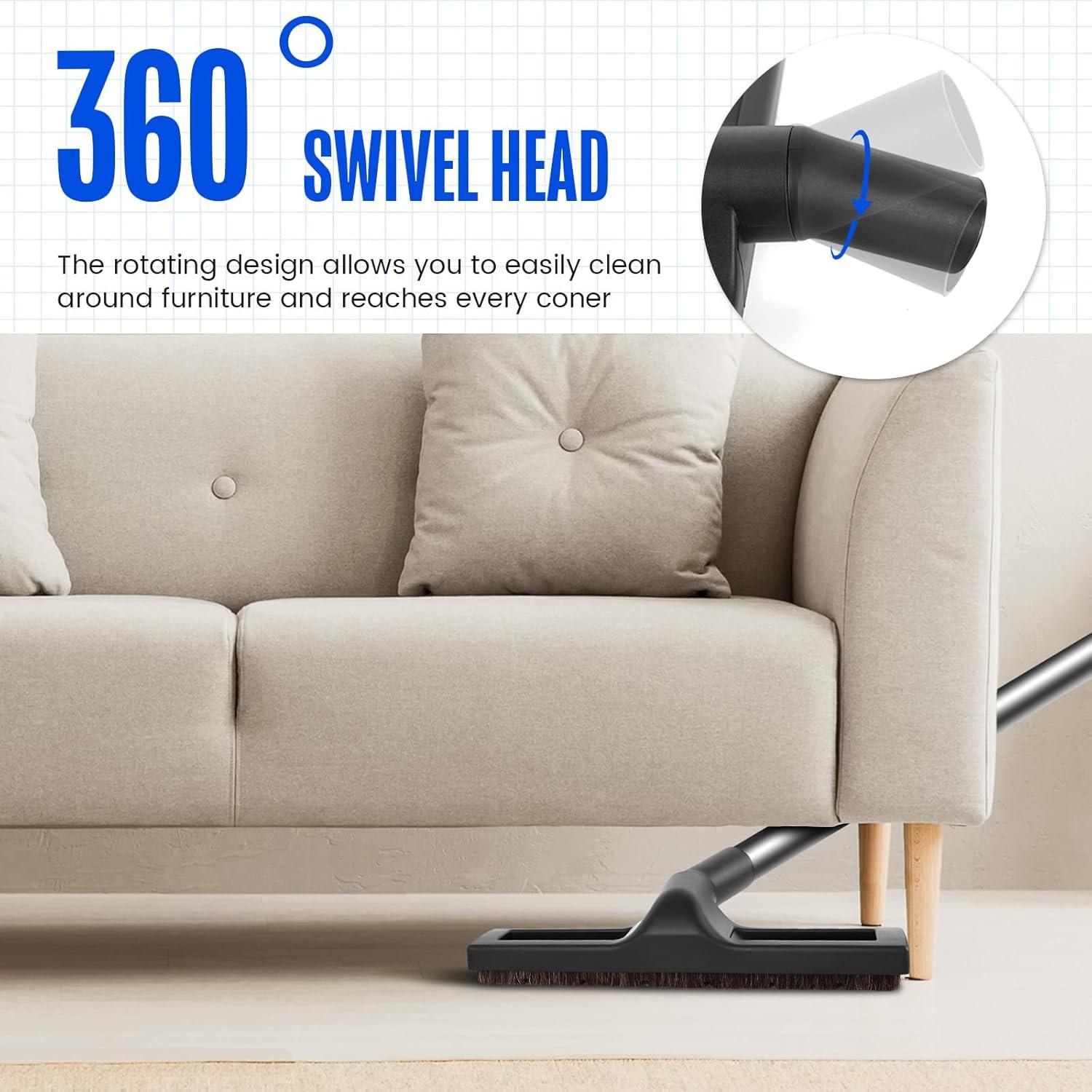 Cepillo de Suelo Universal HAGRR 30.48 cm con Adaptador para Shark