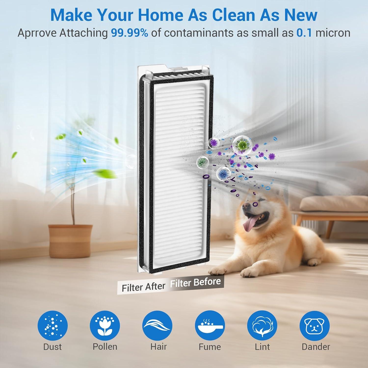 Kit de Repuestos para Aspiradora Roborock QV 35A - 21 Piezas