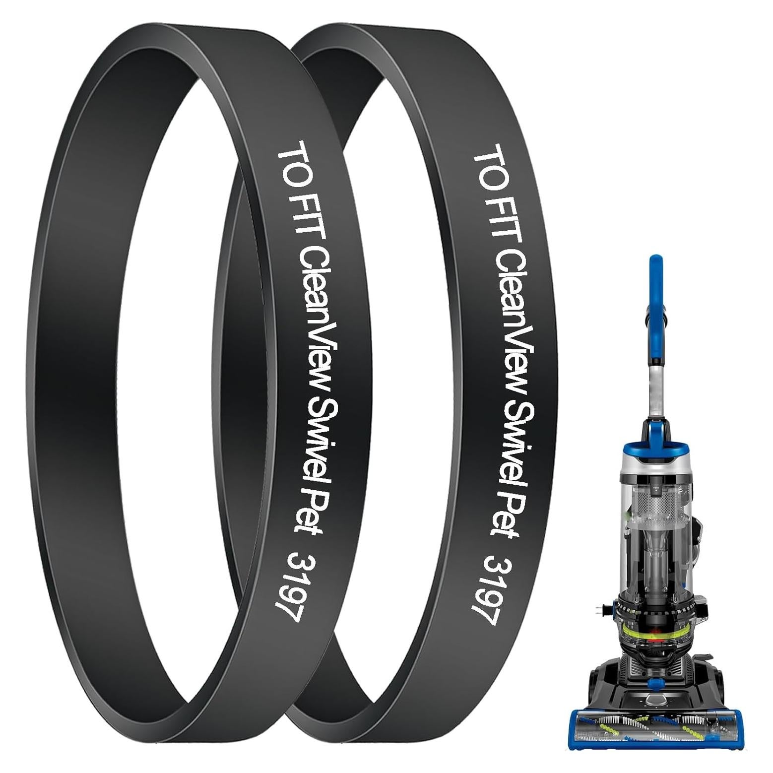 Correas de Reemplazo Bissell CleanView 3198/3197 - 2 Unidades