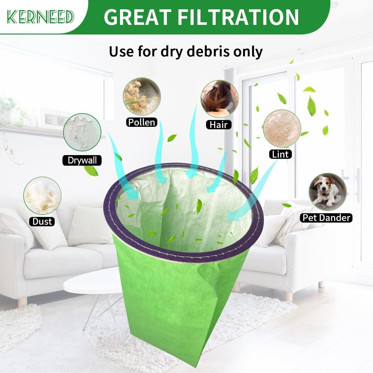 15 Bolsas de Filtro Micro Kerneed 100431 para Aspiradora ProTeam