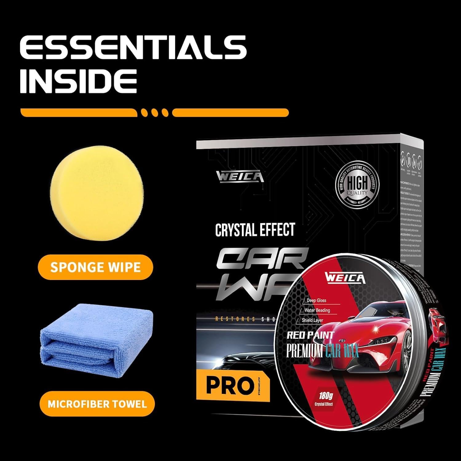 Cera para Pinturas Cálidas WEICA 180g - Protección UV y Resalte Metálico