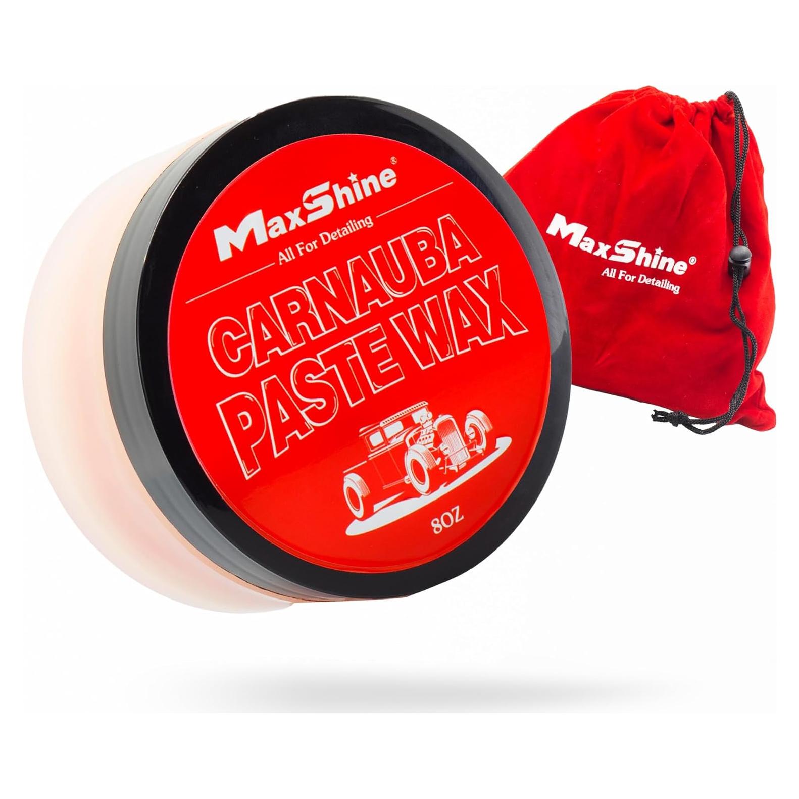 Cera de Carnauba Maxshine 227g - Brillo profundo y duradero