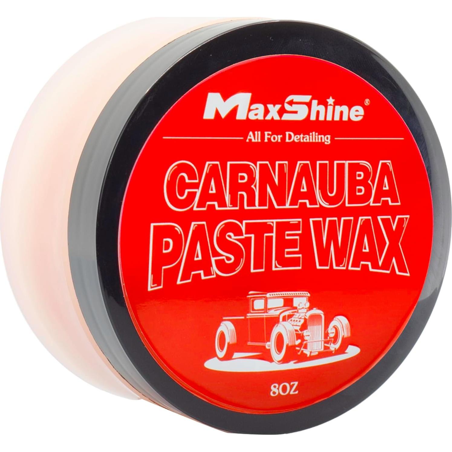 Cera de Carnauba Maxshine 227g - Brillo profundo y duradero