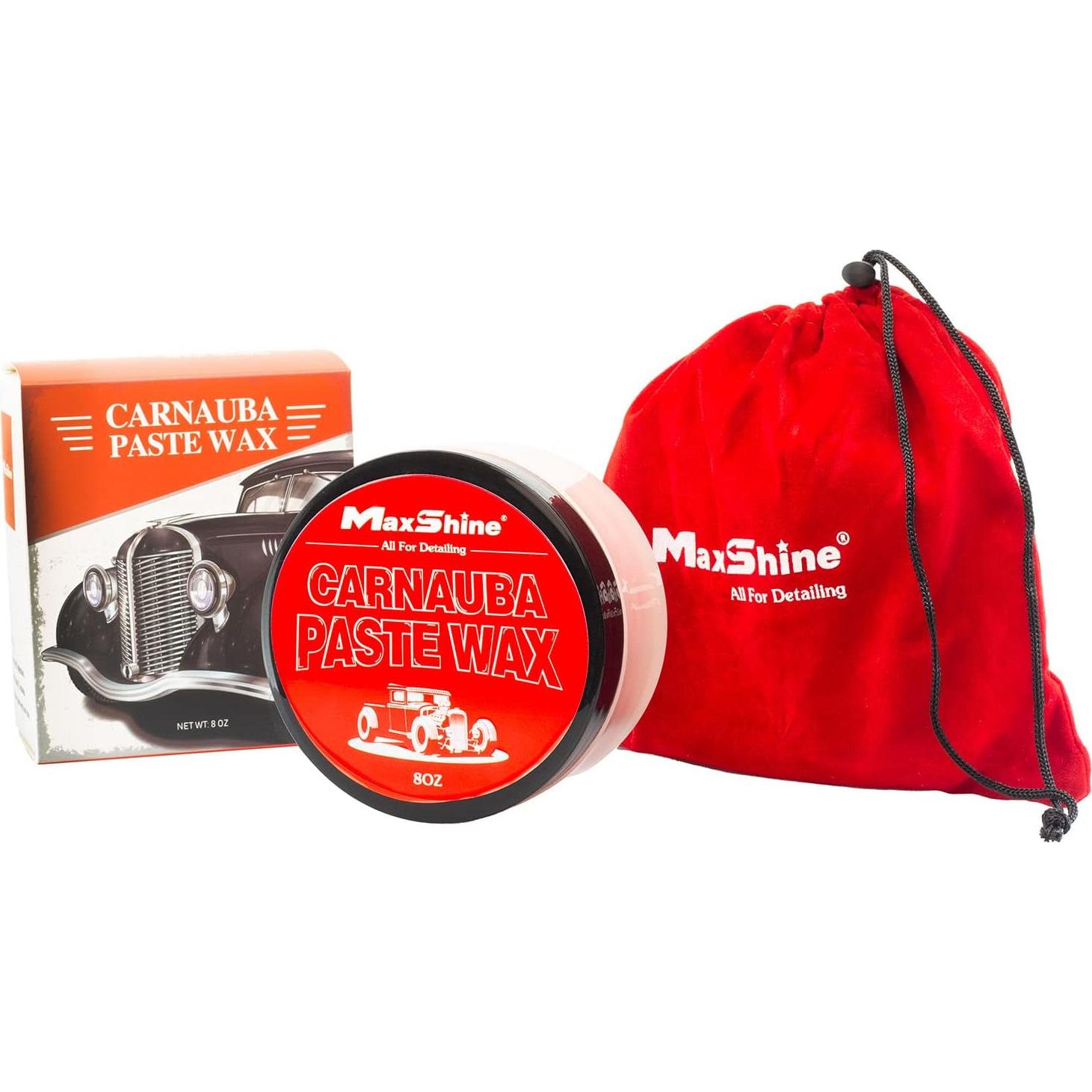 Cera de Carnauba Maxshine 227g - Brillo profundo y duradero