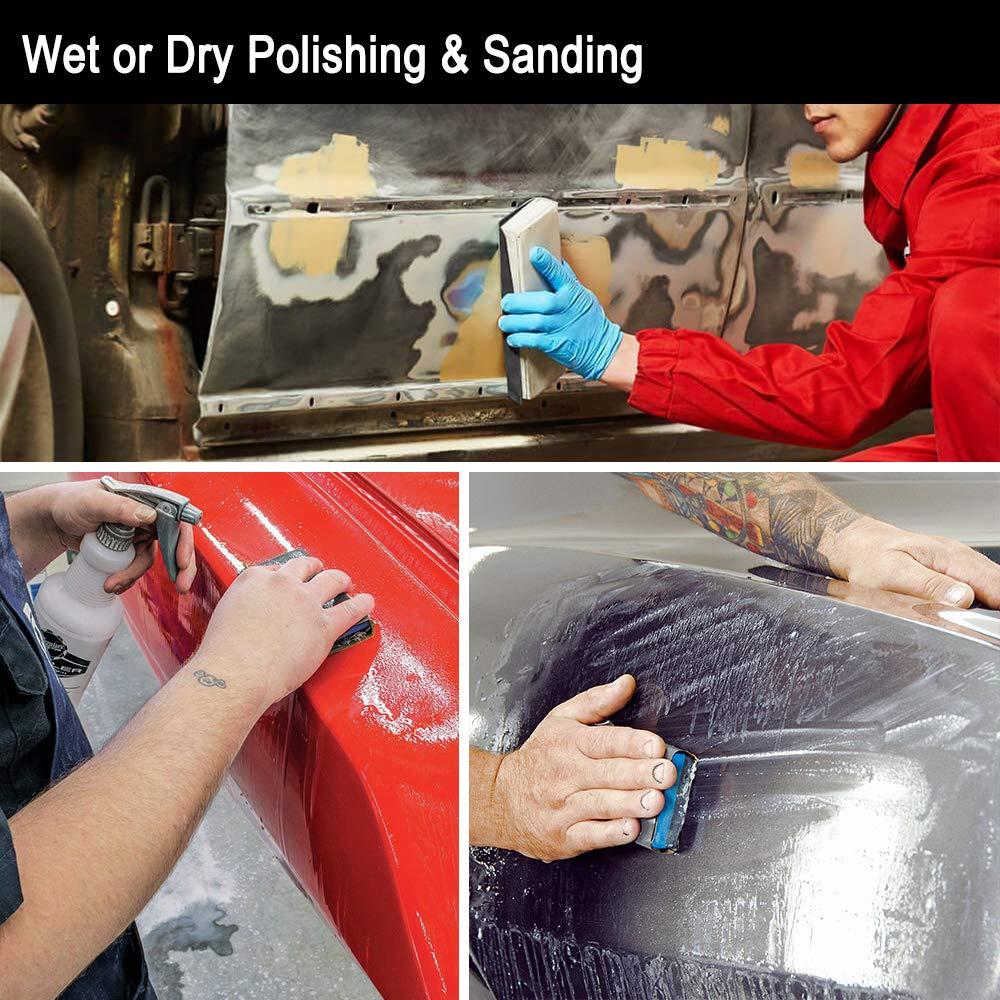 Papel de Lija 16 Hojas 9x11" ADVcer Grano 2000-10000