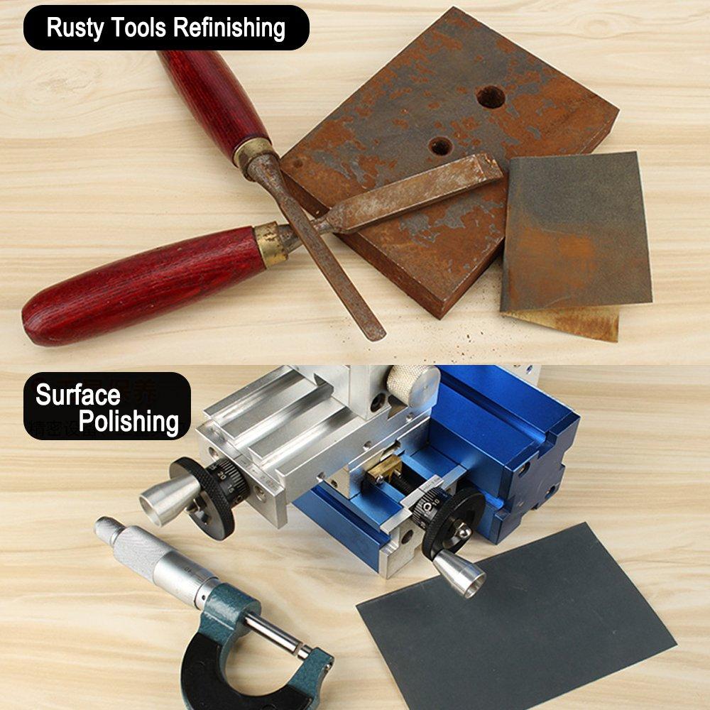 Papel de Lija 16 Hojas 9x11" ADVcer Grano 2000-10000