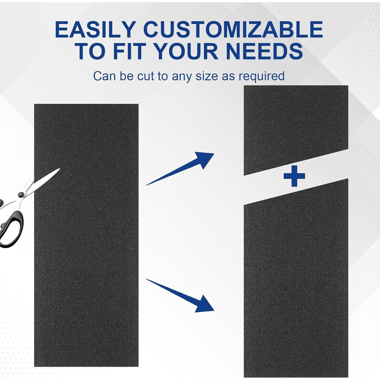 50 Hojas de Papel de Lija Premium Cooclensportey - 13 Granos