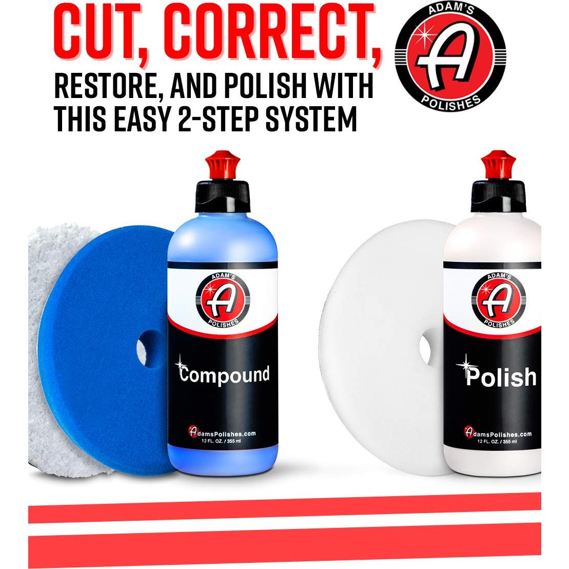 Sistema de Pulido 2 Pasos Adam's Polishes 340g - Fórmula Segura