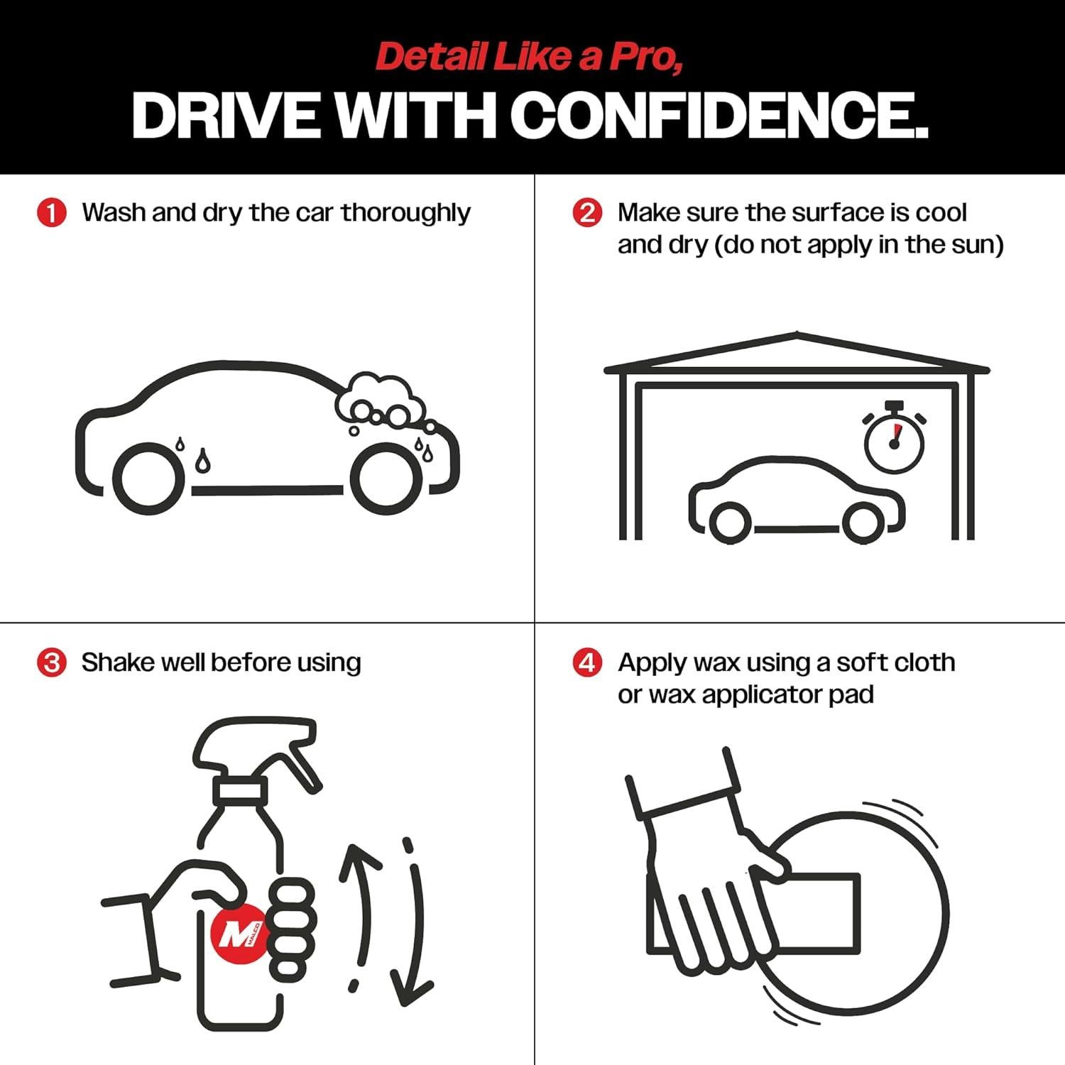 Cera de Plátano Malco Nano Care 32 oz - Brillo y Protección UV