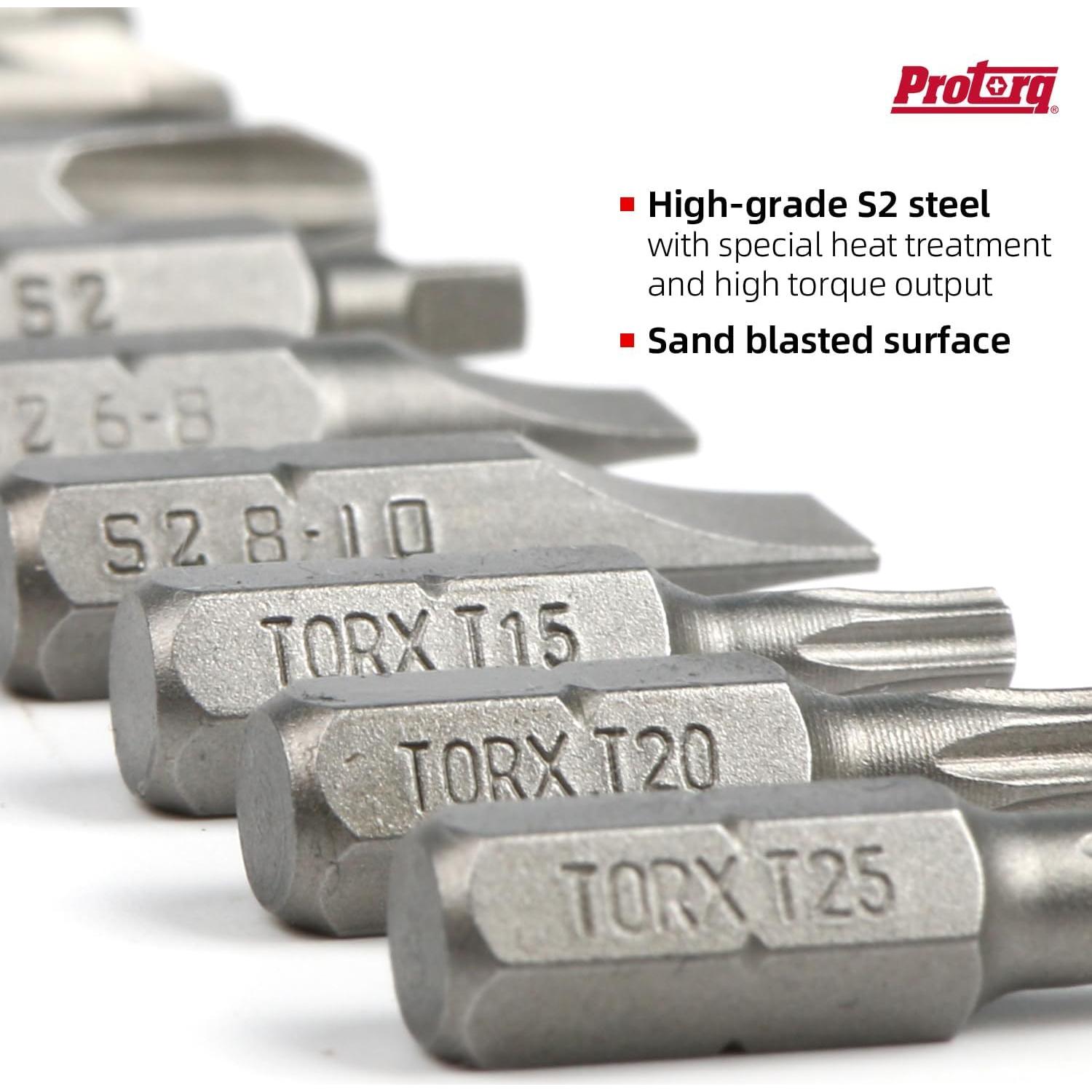 Juego de Puntas de Destornillador Protorq Mini 11 Piezas