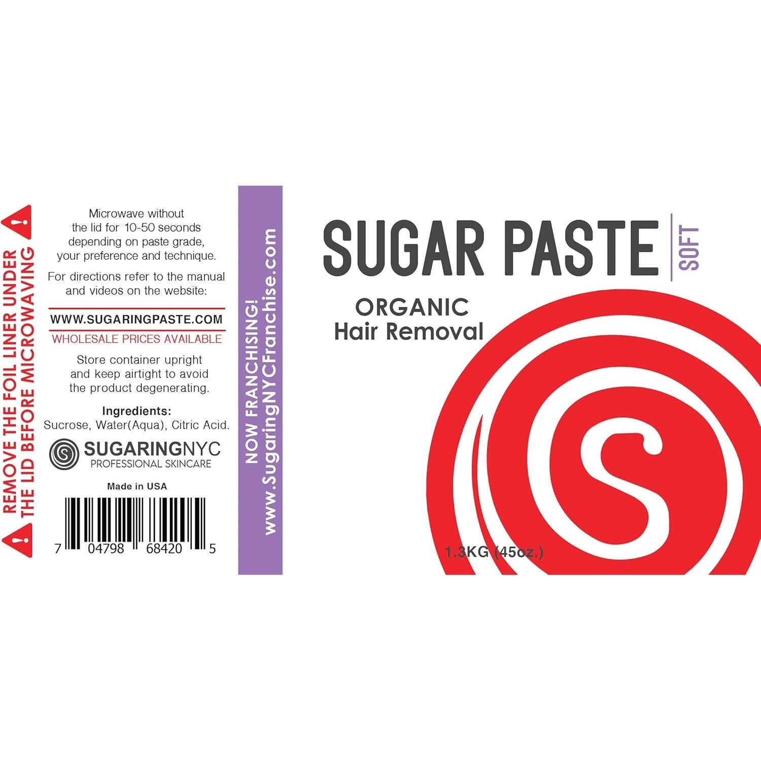 Kit de Depilación con Azúcar Orgánico Sugaring NYC 340g