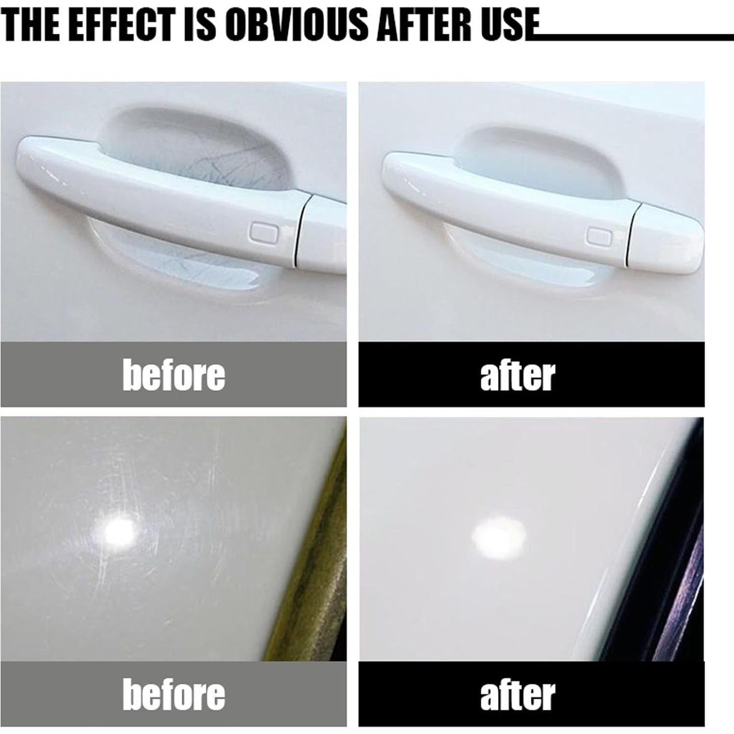 Cera Reparación Rayones Auto Genérico 2x50ml + 2 Esponjas